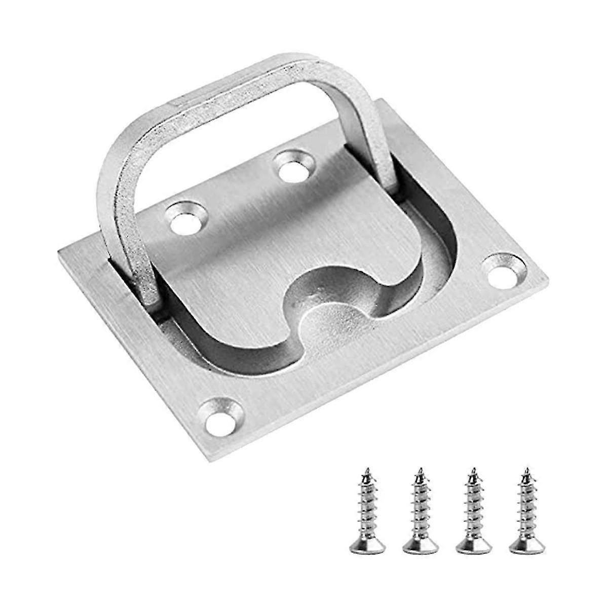 Stainless Steel Hatch Latch Solid Boat Hatch Handles for Boat Deck Hatch Handles Ring Pulls Recesse