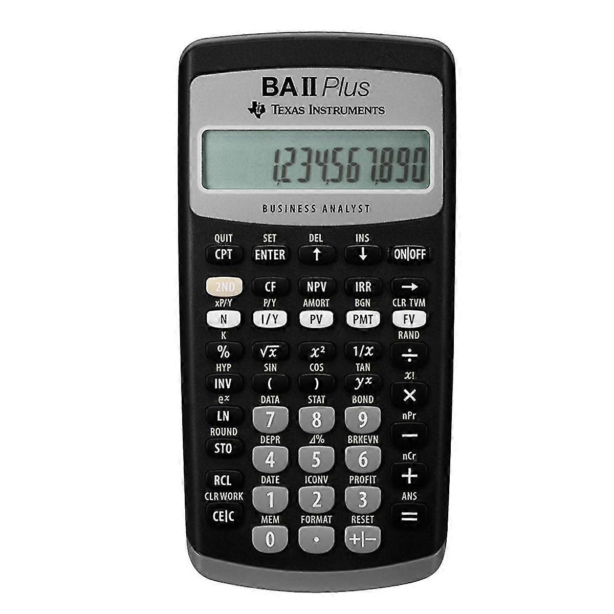 TI BAII Plus Financial Calculator BAII /FRM Financial Accounting CFA Examination Financial Clear