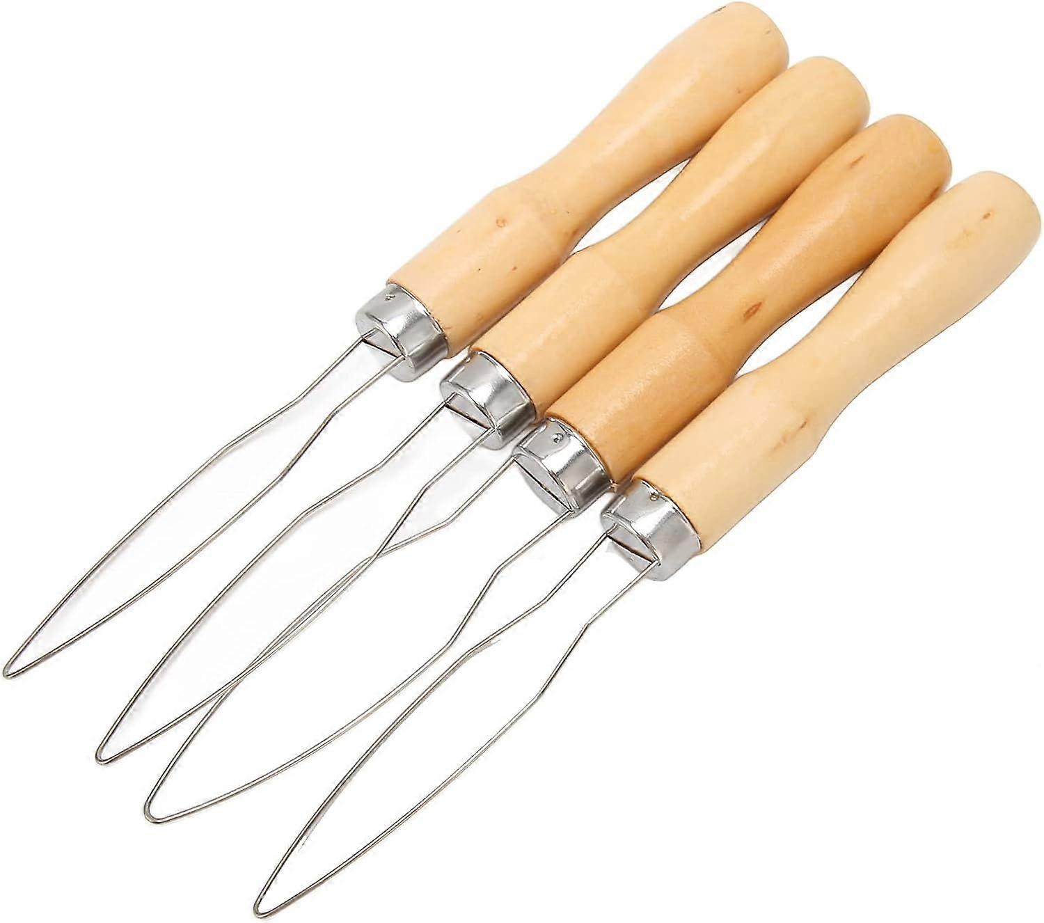 4pcs Wire Loop Needle Threader Stitch Insertion Hand Machine Sewing Tool,173mm