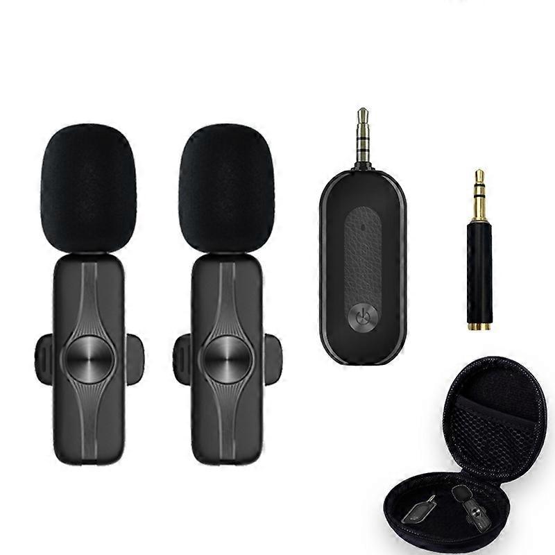 Wireless Lavalier Microphone One Drag Two Set 4