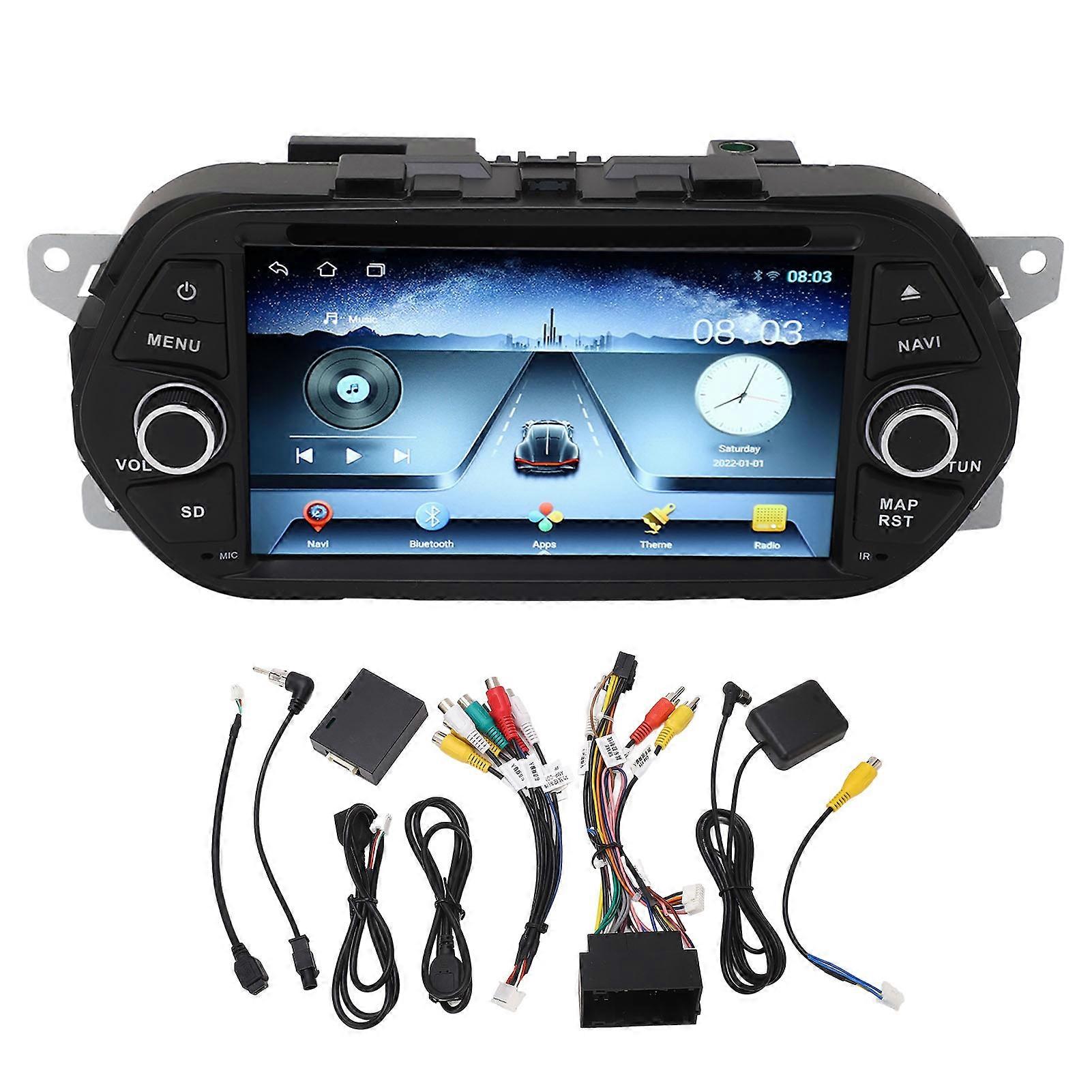 Car Stereo 7in Touch Screen for Android 12 Wifi Bluetooth GPS Navigation Wireless Carplay Replacement for FIAT TIPO EGEA E2U411