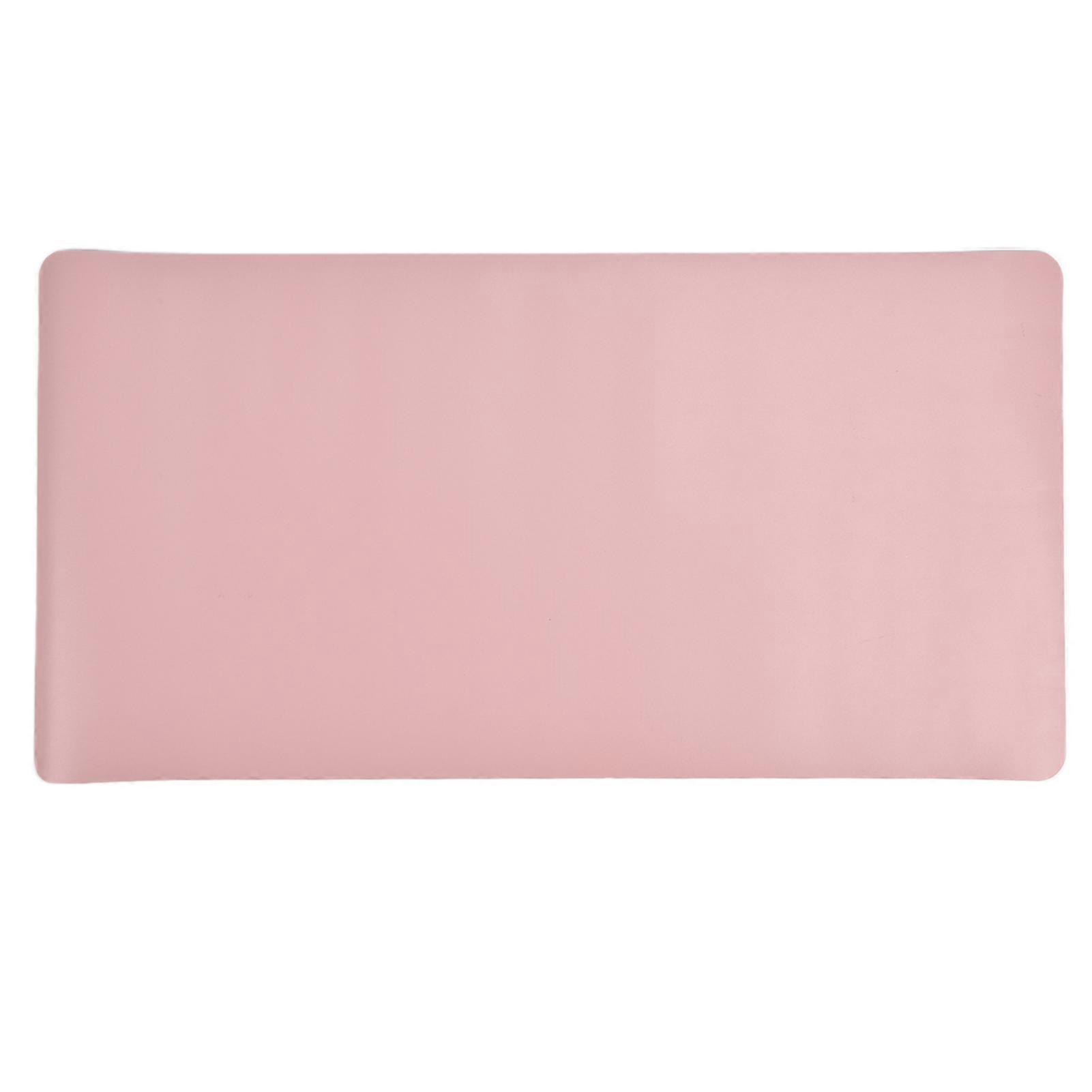 Computer Desk Pad Waterproof Two Color Double Sided Leather Desk Pad for Office and Home
