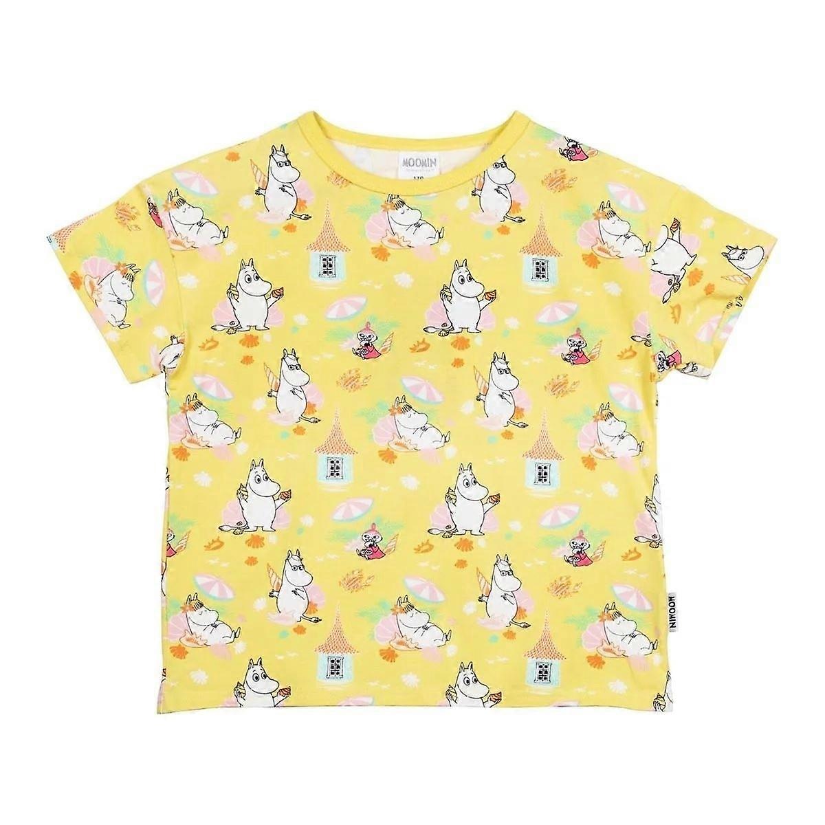 Mumin Beach T-Shirt Gelb