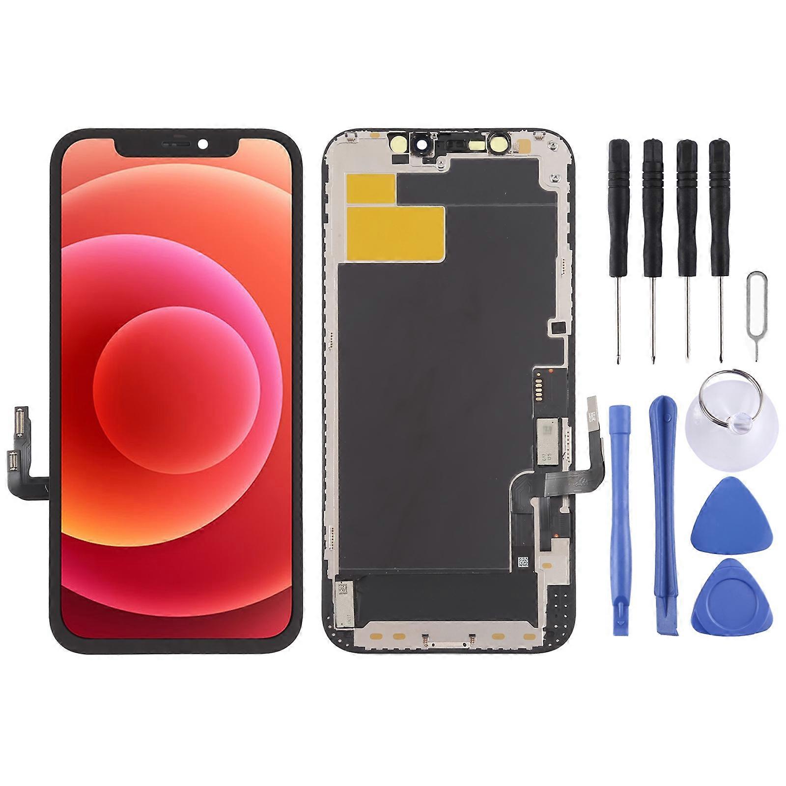 RJ TFT LCD Screen for iPhone 12 with Digitizer Full Assembly