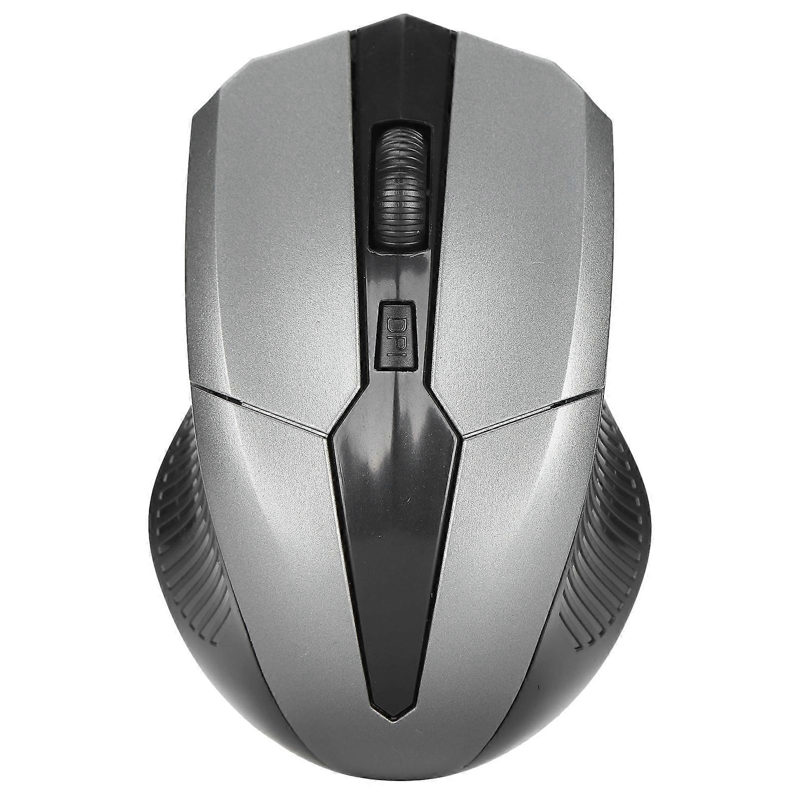 Wireless Mini Optical Mouse 2.4G Ergonomic Accessories for Tablet Notebook PC Gray