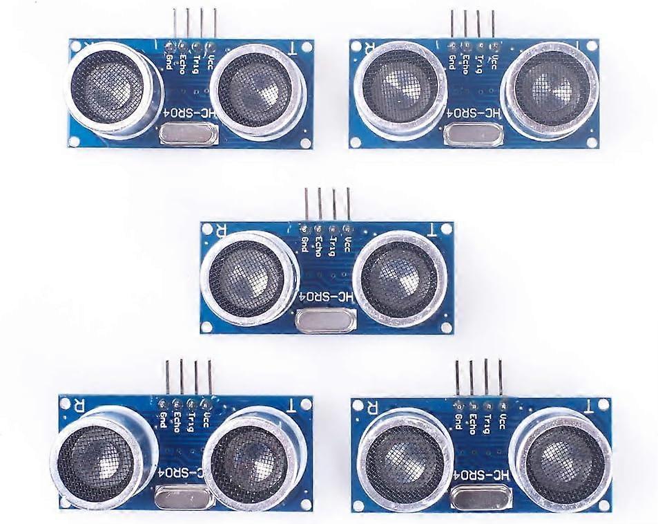 5pcs HC-SR04 Ultraschall-Abstandssensor-Modul für Ultraschall-Entfernungsmodul-Ultraschallsensor-Unterstützung/51/STM32