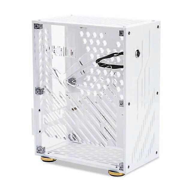 Acrylic Frame 4.3l Flex 1u Power Display Host Kit Htpc Bracket Computer Chassis External Case For Itx Pc