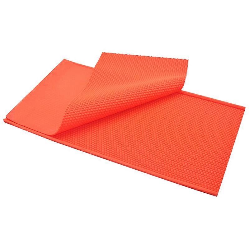  شمع العسل الأساس سيليكون الصحافة ورقة قوالب 2 قطعة تربية النحل المطاط شمع العسل لمربي النحل DIY معدات النحل خلية النحل العفن أداة