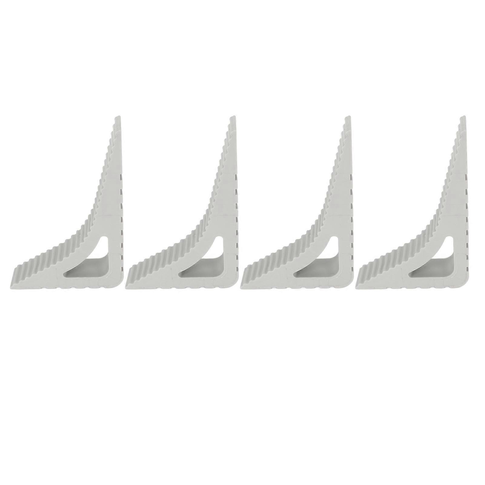 4pcs Door Handle Stopper Multipurpose Prevents Collision Safety Thickened Door Wedge Stopper for Door Frame Window Frame Grey