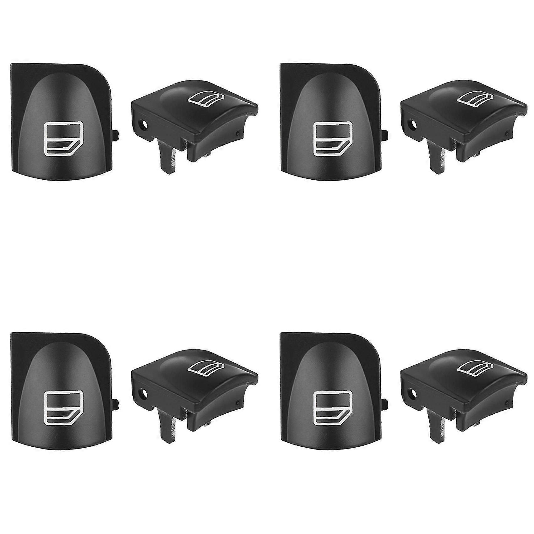 4x Window Switch Button Covers For W203 W208 C Clk Class Front Left+right Window Switch Repair Butt