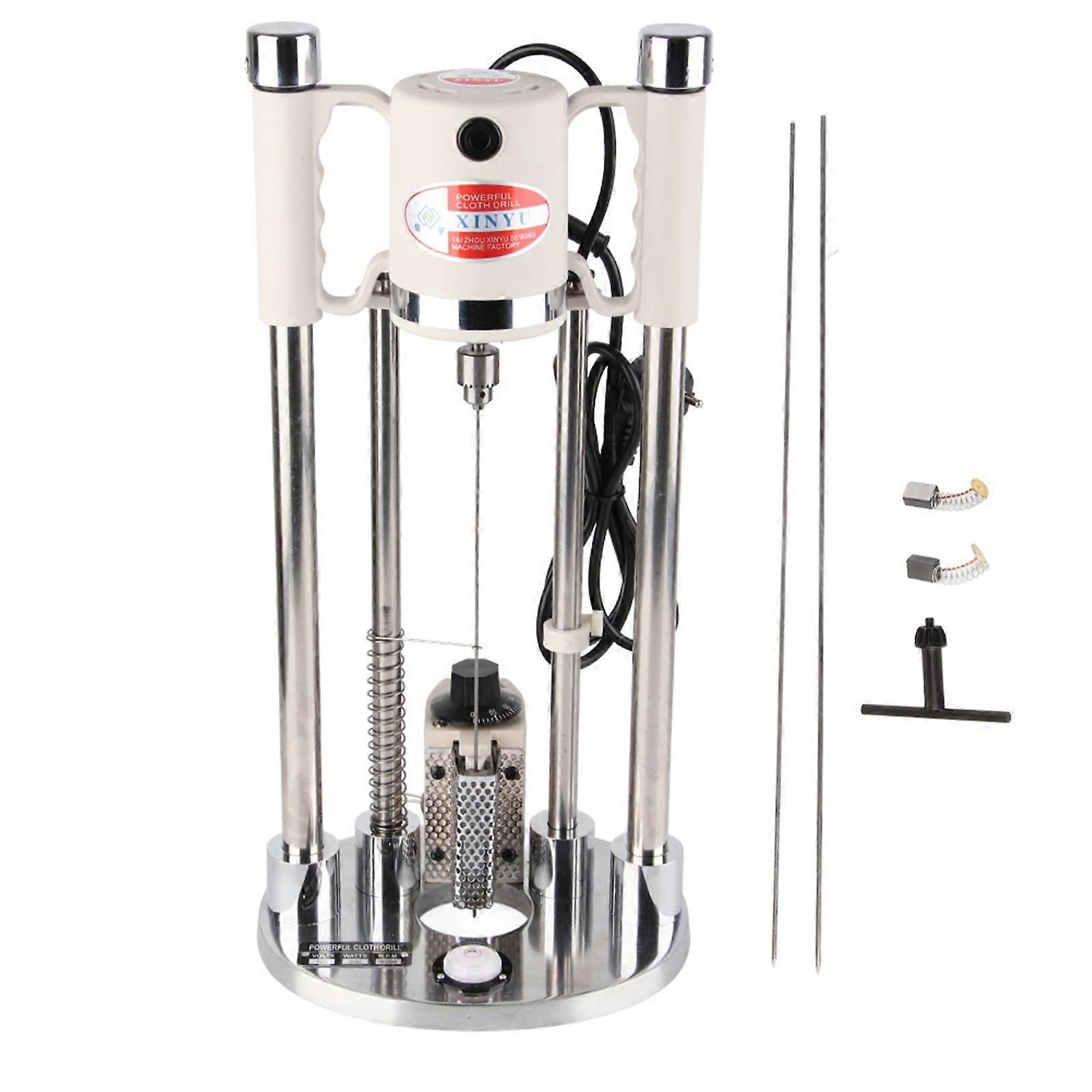 Electric Heating Positioning Drill Horizontal Clothing Fabric Drilling Machine  200