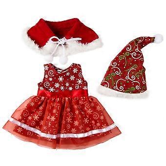 Toys Girl Doll Dress Kaunis mekko, joka sopii 18 tuuman nukke Christmas Doll mekko No Doll And No Shoes_c24070558