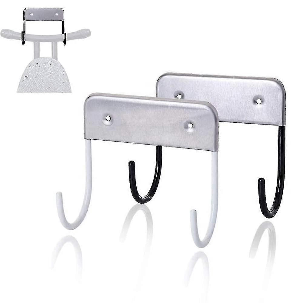 2 Stück Bügelbretthalter, Bügelbrett Aufbewahrung Wandhalterung, Bügelbrett Lagerung, Bügelbrett Hanger, Für Bügelbretter, Handtücher, Hüte und Tasche