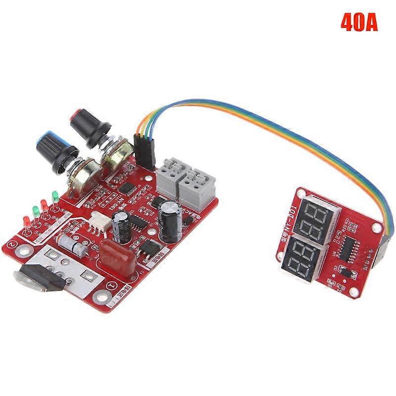 Spot Welder for Time Control Board 40A Current Controller with Digital Display