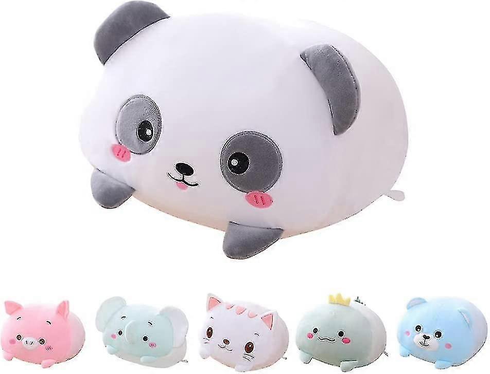 Cute Body Pillow, Soft Stuffed Animals Body Pillow Toy, Plush Hugging Pillow, Sleeping Kawaii Pillow, Panda Animal Pillow-25cm