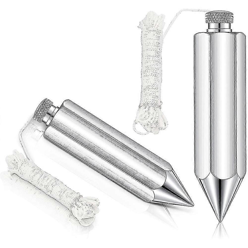 Plumb Bob With String Hexagon Steel Plumb Compatible With Surveyor Construction