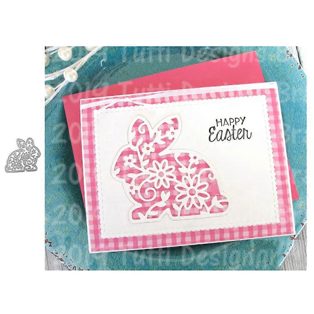 Easter Rabbit Bunny Cutting Dies DIY Scrapbook Paper Card Craft Decor Stencil
