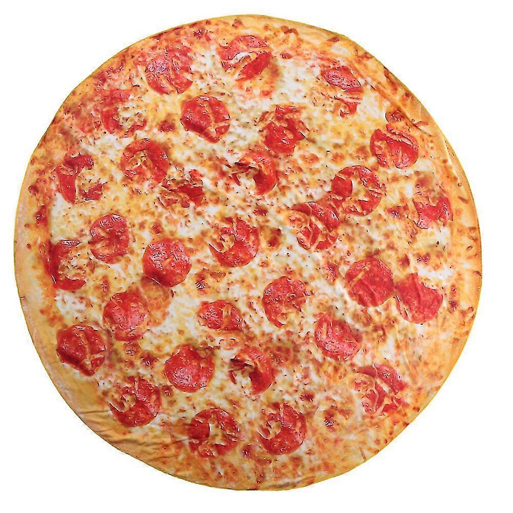 Giant Tortilla Burrito Flannel Blanket 59"