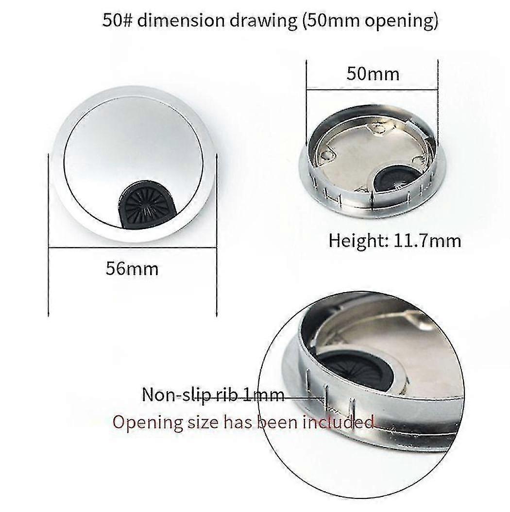 Desk Wire Hole Cover Computer Tidy Grommet Table Cable Outlet Port Surface Line Box Table Cable Hardware