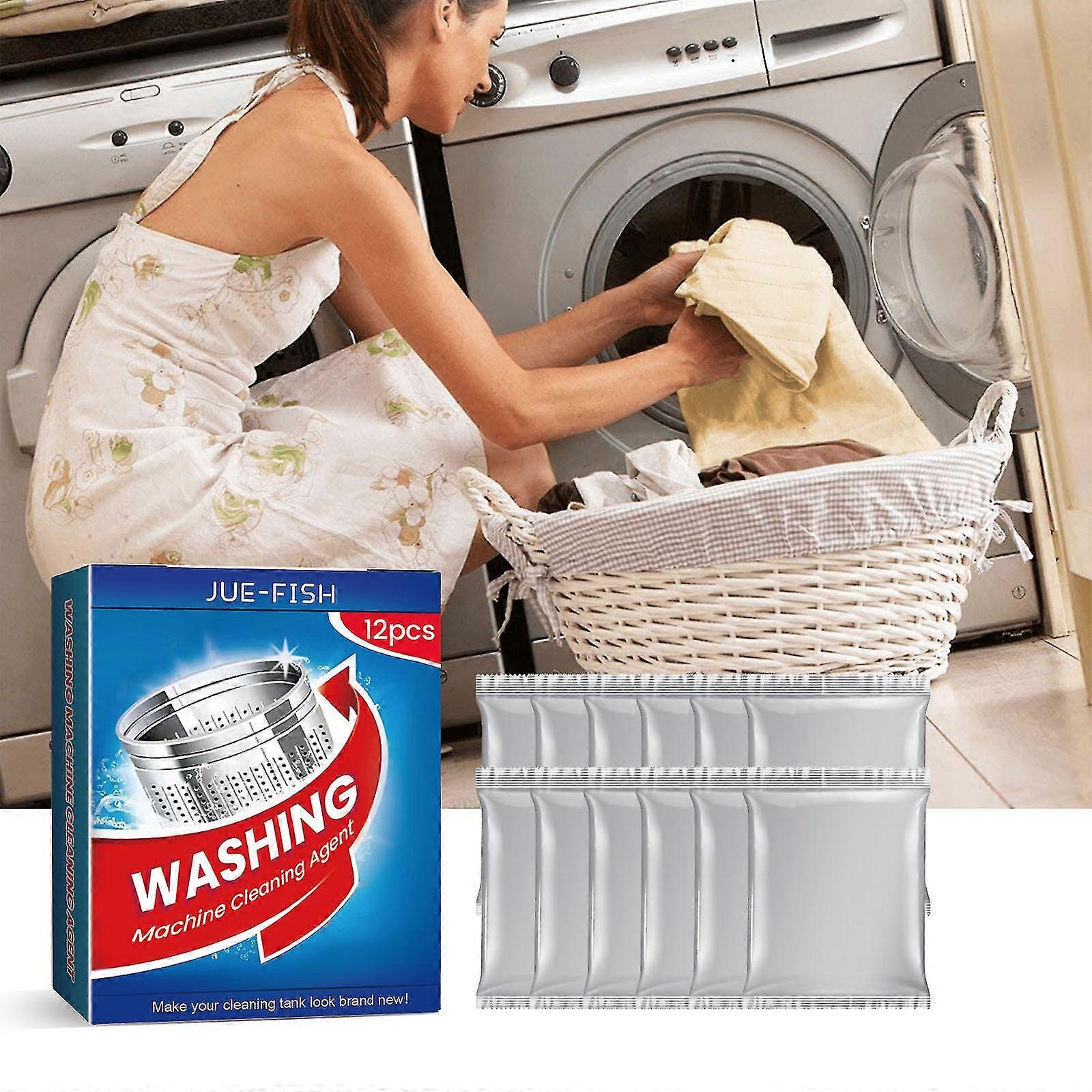 Washing Machine Cleaner Descaler Deep Cleaning Tablets, Septic Safe Friendly Deodorizer, Clean Inside Drum And Laundry Tub Washing Machine Cleaning Ag