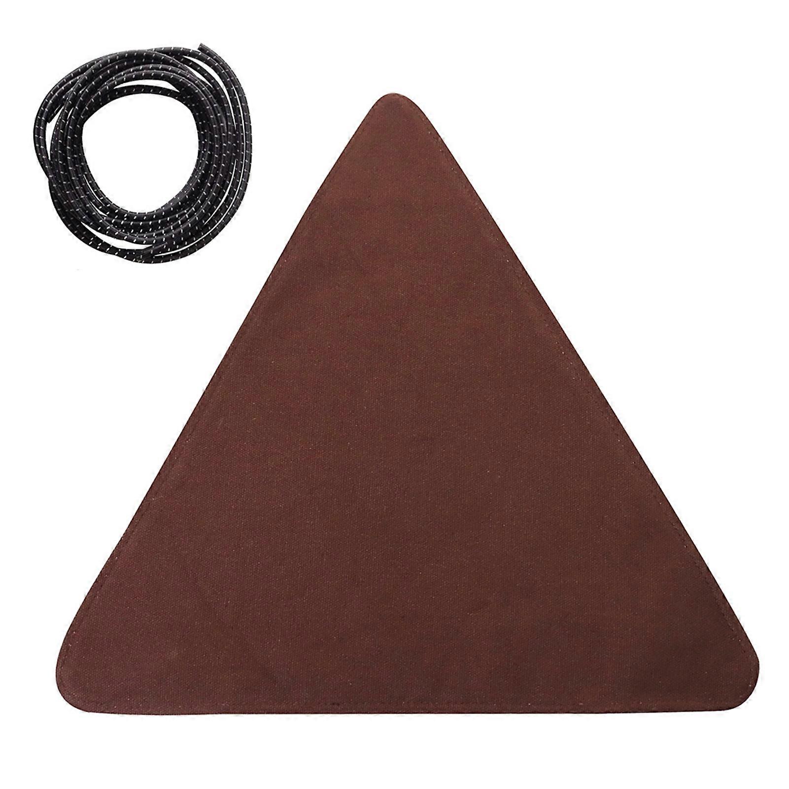 Kaesi Stool Cloth Triangular Shape Foldable Oxford Cloth Folding Tripod Stool Lightweight Picnic Cloth for Outdoor