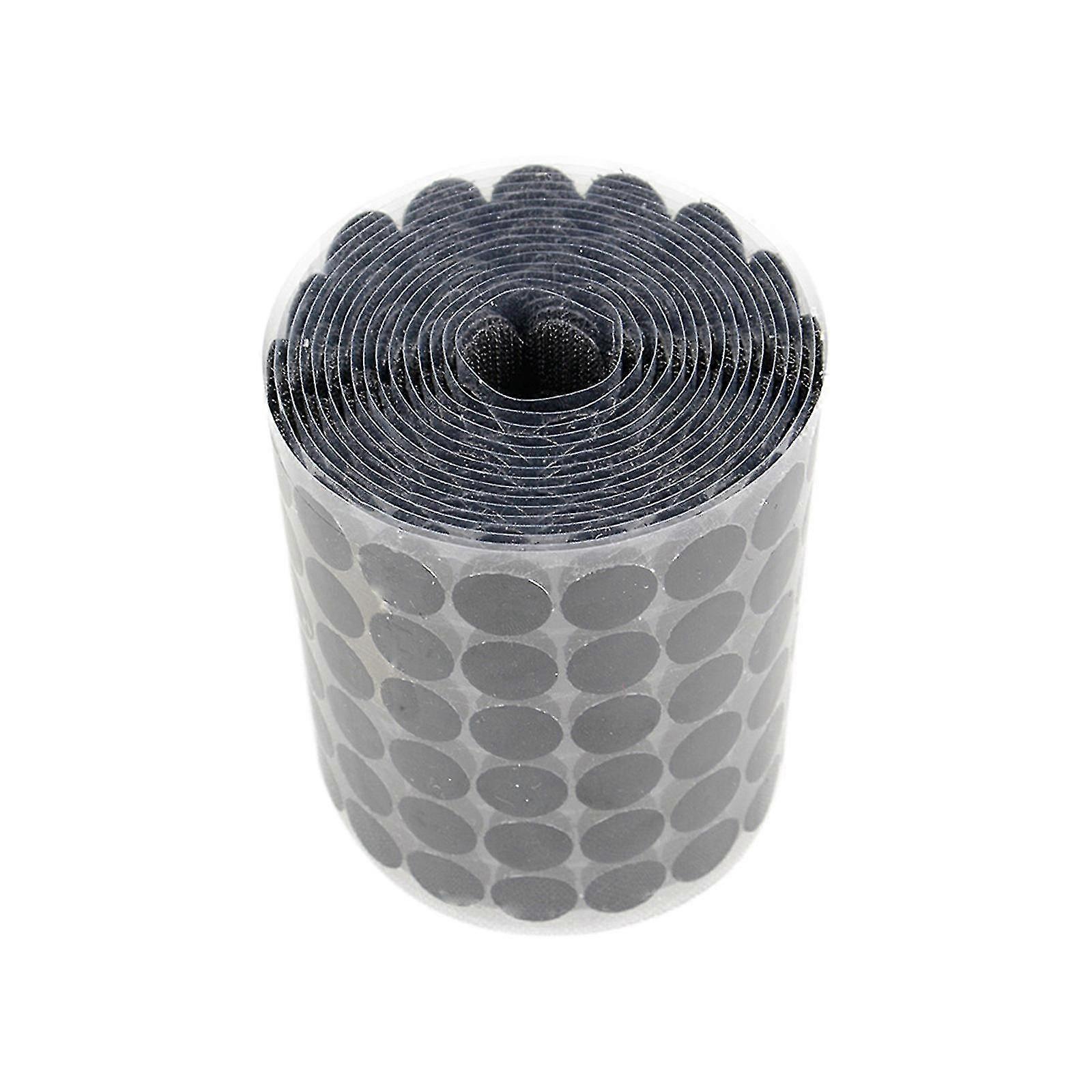 1000pcs 0.59 Inch Diameter For Classroom Nylon Sticky Back Coins Hook Loop Strip