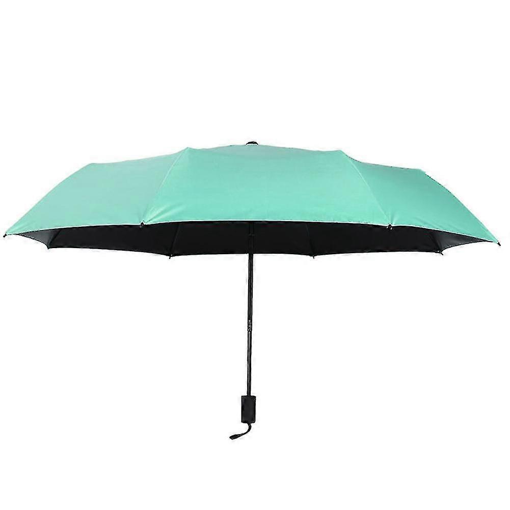 Lightweight Folding Umbrella Double Layer Anti-uv Sunscreen Sun Umbrella Three Fold Rain Umbrella