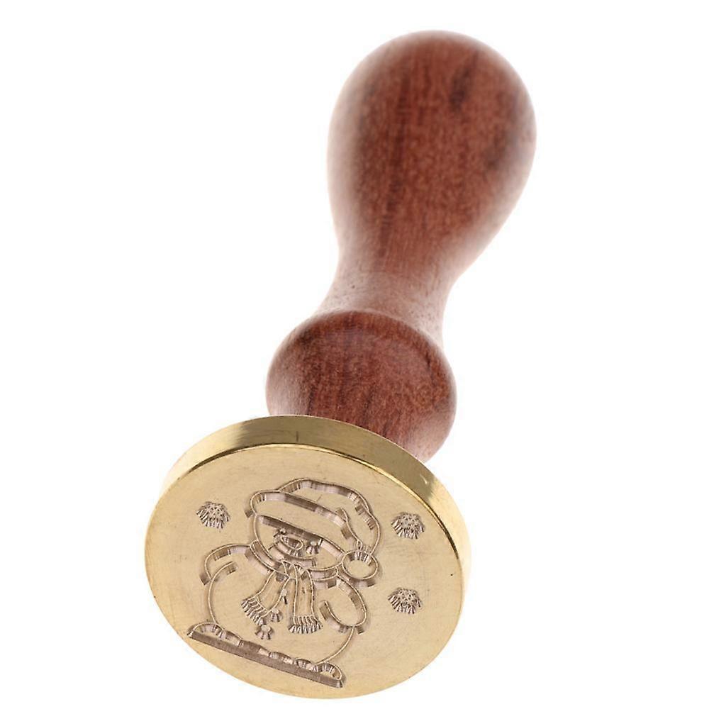 ヴィンテージシーリングワックスシールスタンプクリスマスをテーマにしたDIYカードギフト用デザイン3