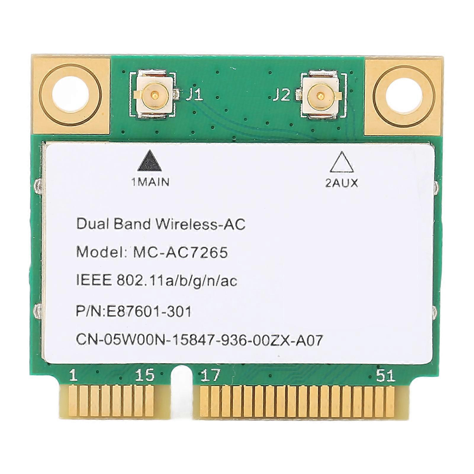 Wifi-Modul 867 Mbit/s Dual-Frequenz-Signalstabilität Einfache Installation Mini-Wireless-Net-Karte