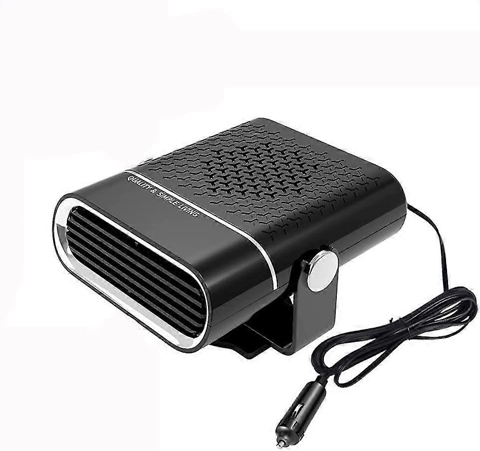 Heating 12v 120w Car Defroster 2 In 1 Portable Car Defroster Cigarette Lighter 360 Adjustable