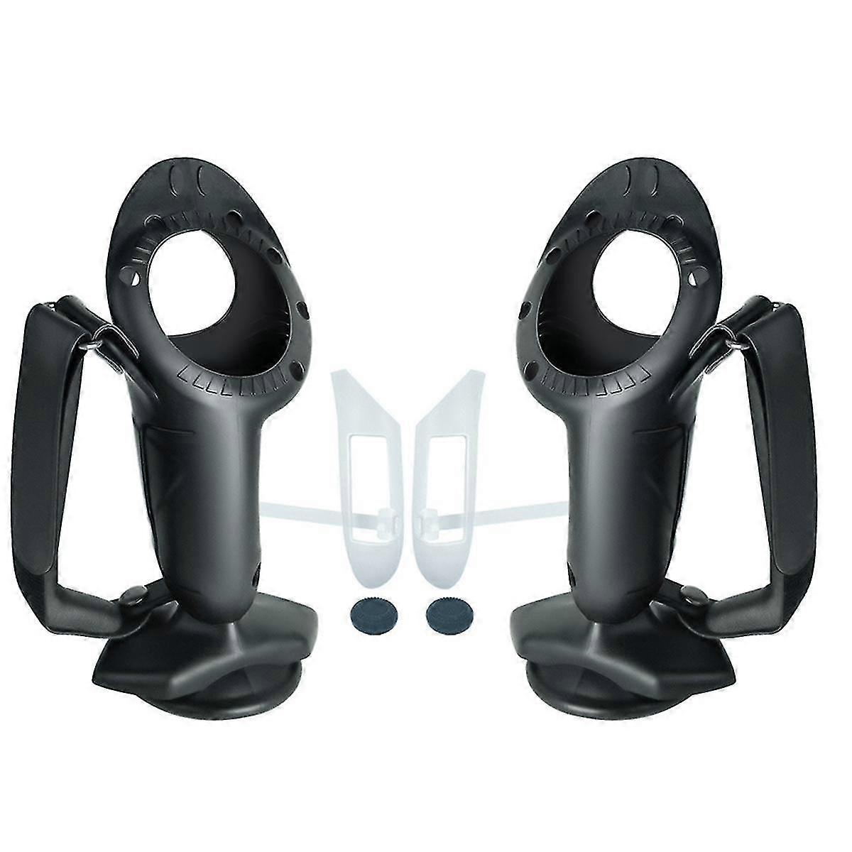 For Quest 3 Controller Grip Adjustable Comfortable Hand Strap Upright Design Vr Accessory For 3(black)