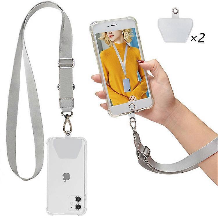 Telefone Lanyard, Neck Strap e Wrist Tether Key Chain Holder Universal