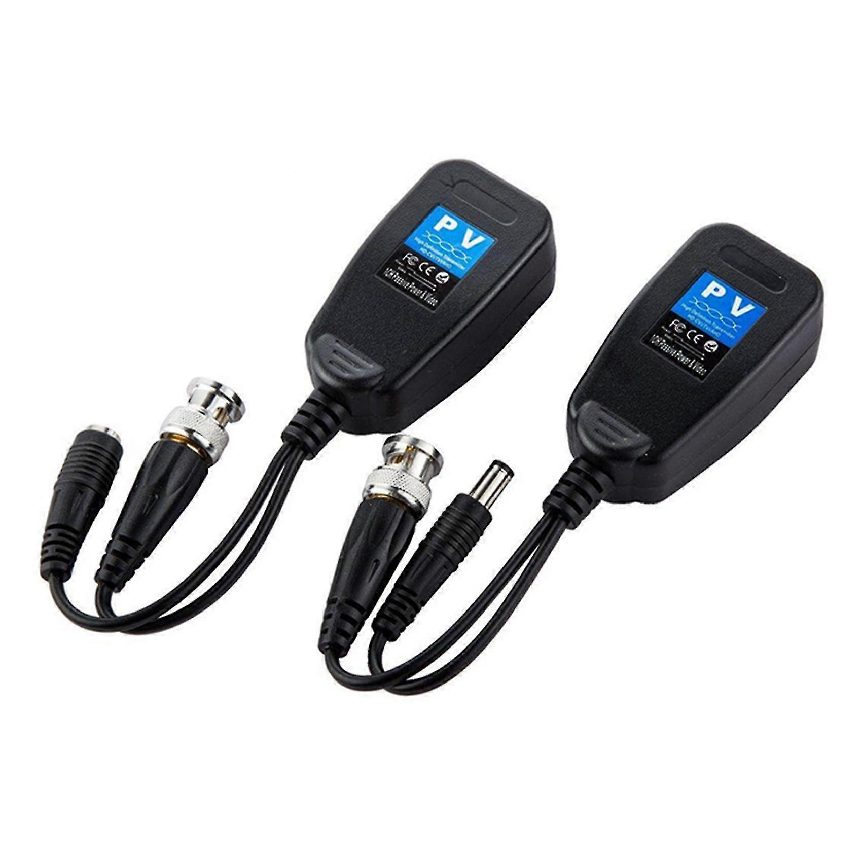 10 Pairs HD-CVI/TVI/AHD Video Balun – Transmit Video & Power Over CAT5 Cable For CCTV