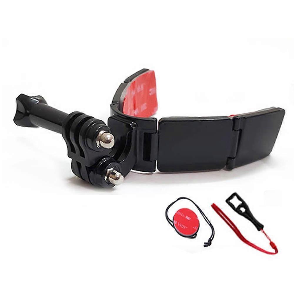 TUYU עבור אביזרי GoPro 4 דרכים פטיפון כפתור הר עבור Hero987 6 5 DJI OSMO פעולה SJCAM EKENotorcycle קסדה סוגר סנטר