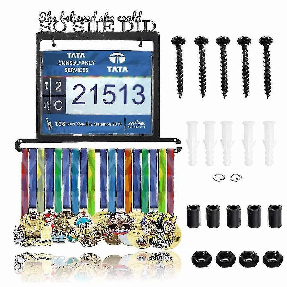 Medalje display hanger rack maraton kvinners konkurransesport