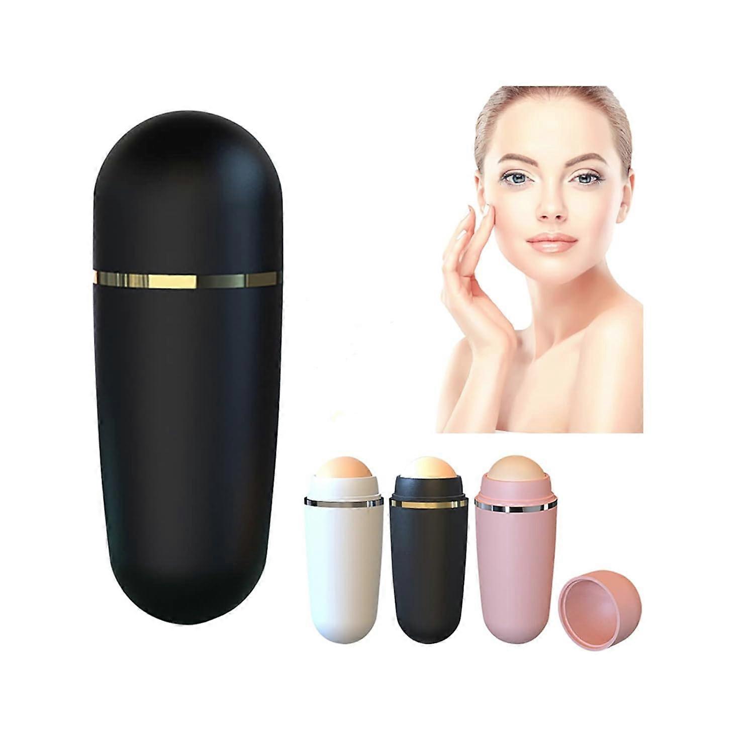 Ölabsorbierender vulkanischer Gesichtsroller, wiederverwendbares Gesichtspflegewerkzeug oder Mini-Massage für zu Hause