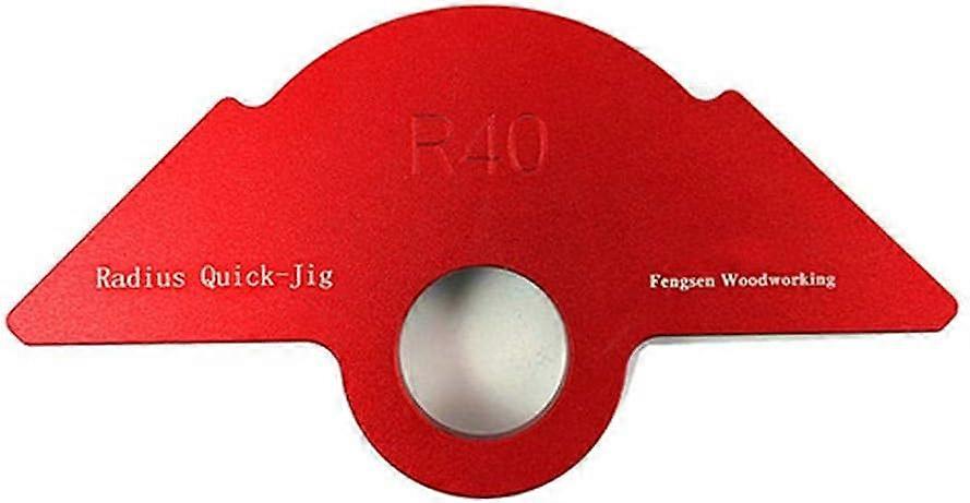 النجارة قوس تحديد المواقع قالب - آلة التشذيب النجارة فيليه / R40 الزاوية قالب القوس / لوحة تحديد المواقع نصف الجولة