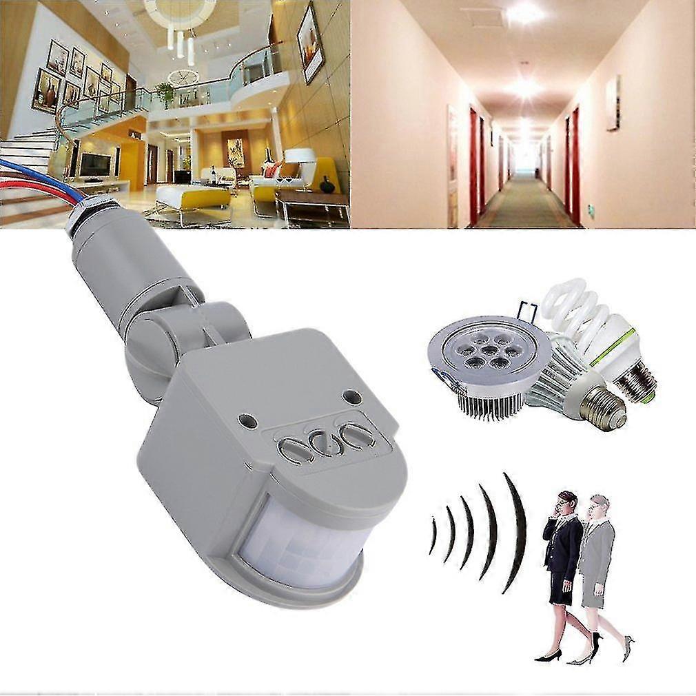Outdoor Ac 220v Automatic Infrared Pir Motion Sensor Switch For Led Light