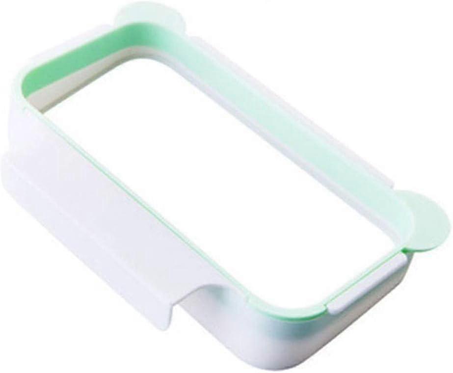 Garbage Bag Holder Kitchen Cabinet Door Plastic Bag Holder (green)