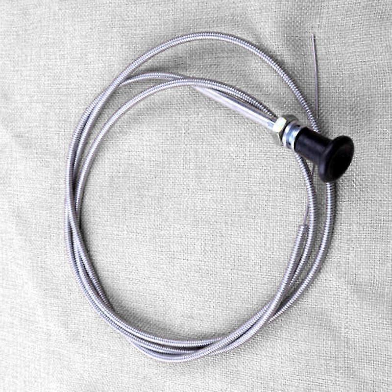 Push-pull Throttle Cable Replacement Parts Spare Silver 152.4cm Tools Yard
