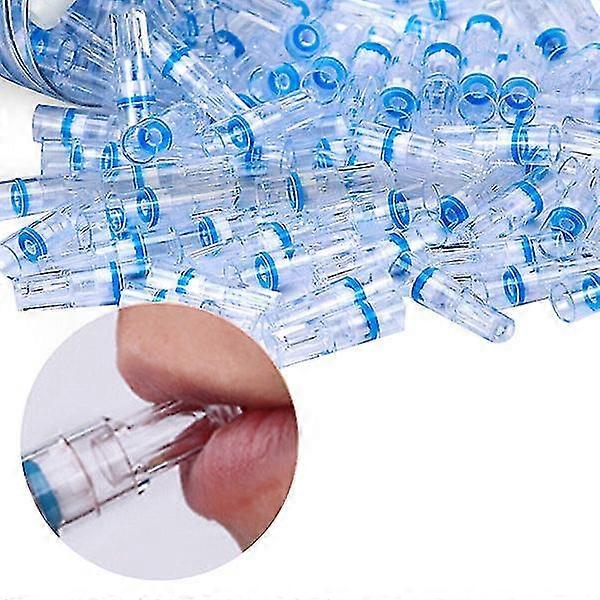 100X Cigarette Holder Disposable Filter Cigarette Tar Proof Filter Healthy Transparent