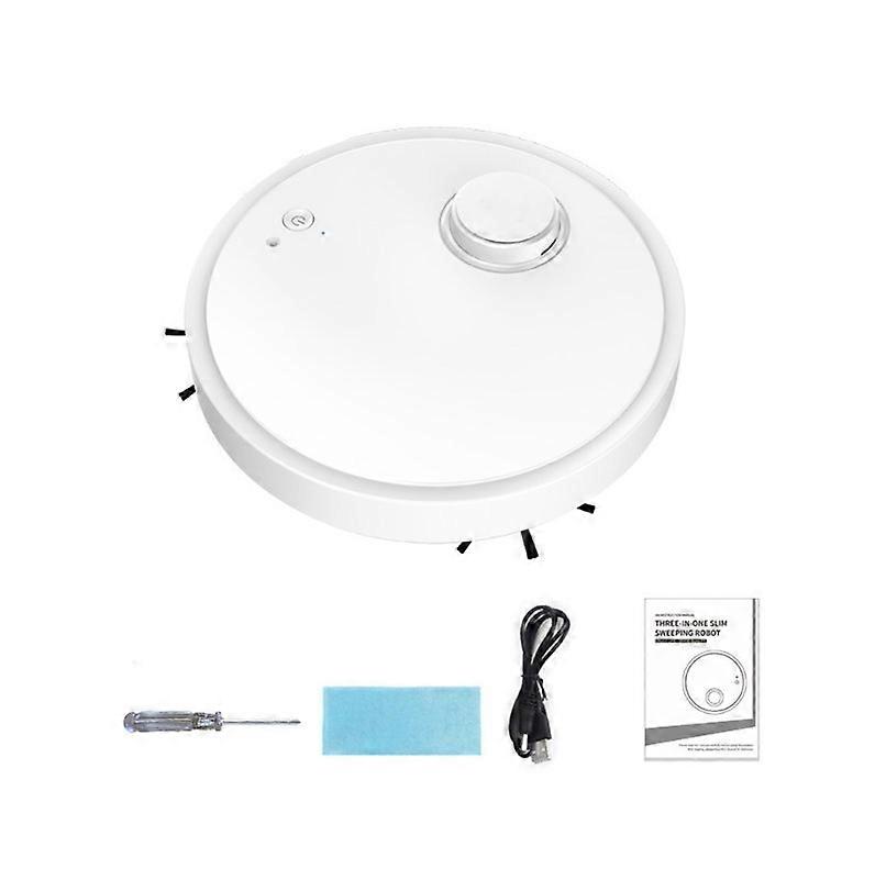 3 in 1 Robot Vacuum Cleaner with Mopping Function, Robot Vacuum Cleaner with Powerful Suction Mode 1.1-1.2 Kpa, 177ml Dust Tank, 4cm Super Thin, Runti