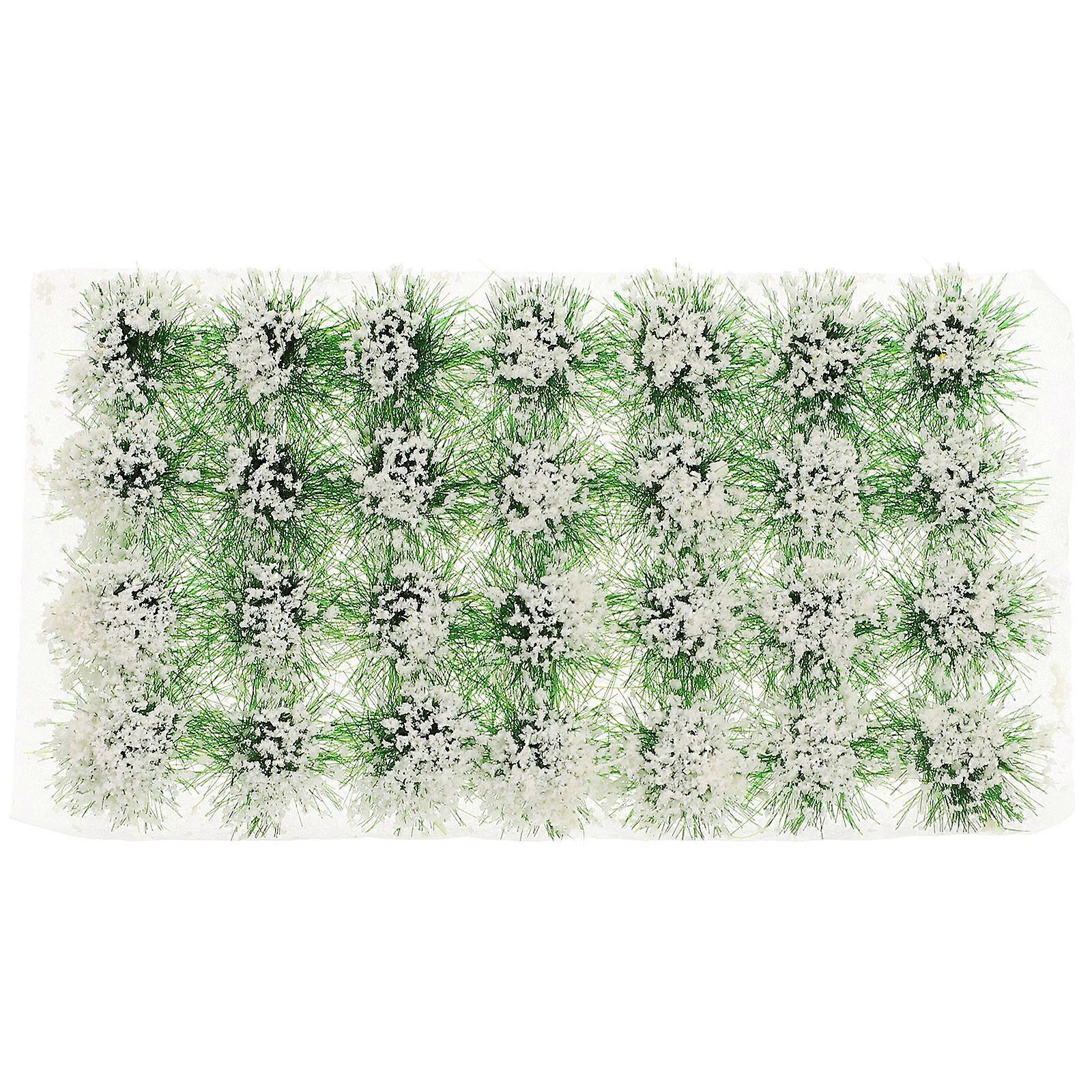 1 Box Miniature Vegetation Simulation Flower Cluster Mini House Scene Decor