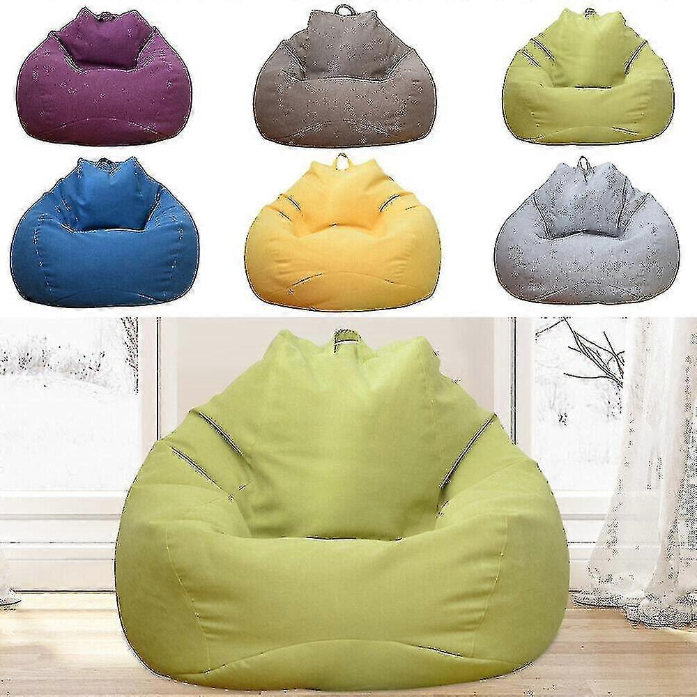 Extra Large Bean Bag Chairs Sofa Cover Indoor Lazy Lounger For Adults Kids
