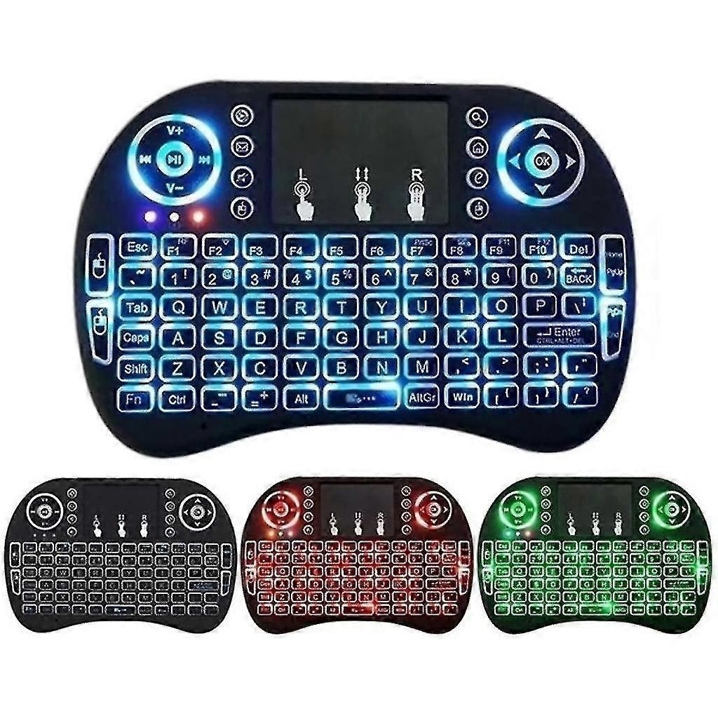 Mini Rechargeable 2.4ghz Wireless Keyboard With Touchpad