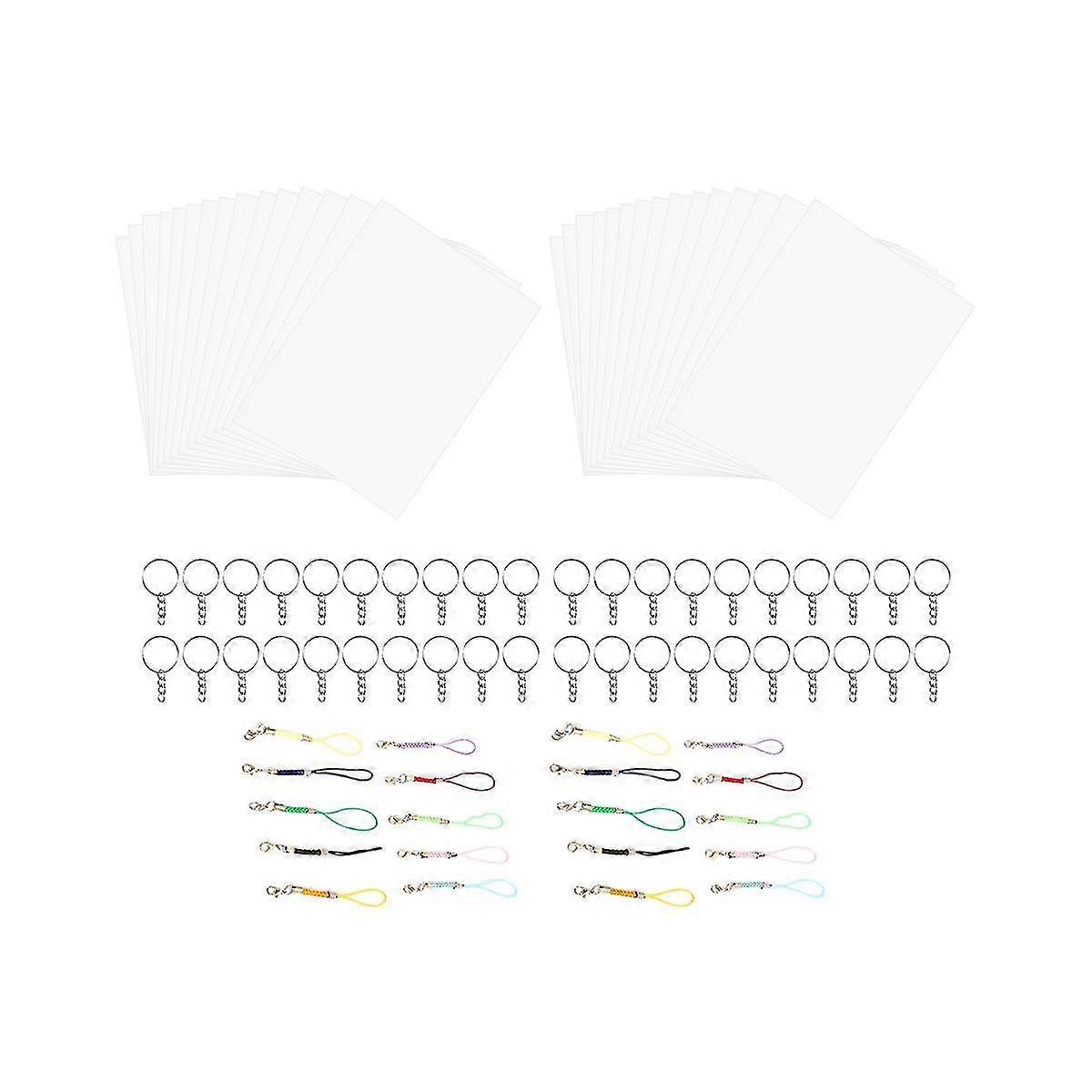 Shrink Plastic Sheet Sheets Shrinky Dink Paper Kit With Clear Heat Shrinky Art Film Dinks Paper Key