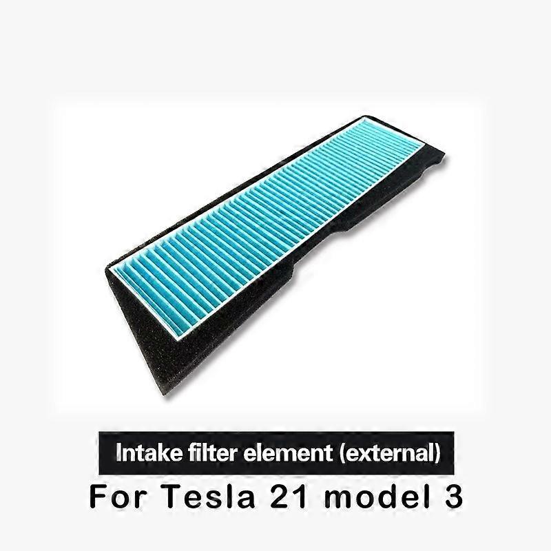 Air Conditioner Filter 3 Pieces Set For Tesla Model 3 2021 2022 Car Gadget Auto HEPA Cleaner Accessories Activated Carbon