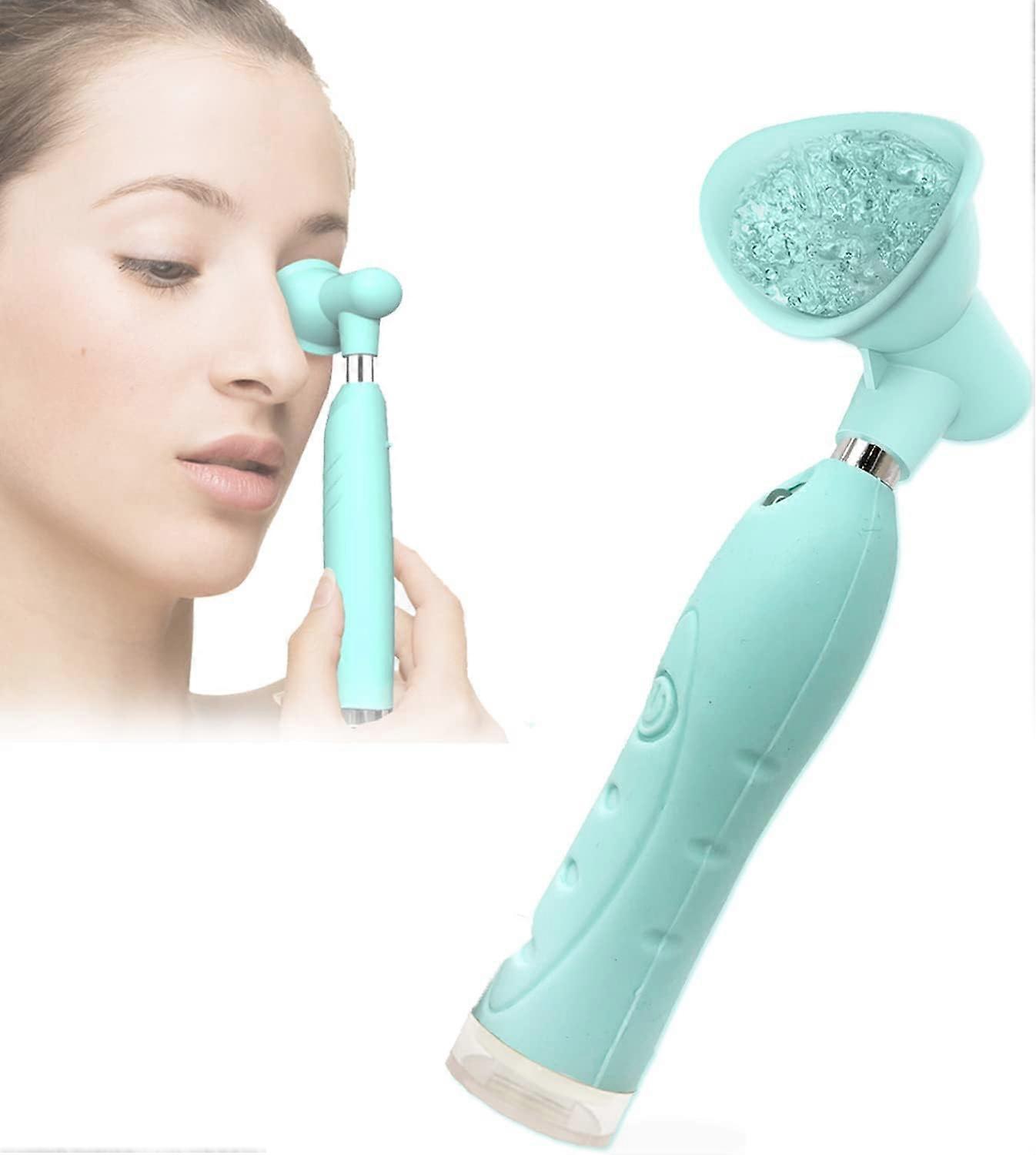 Ultrasonic Eye Wash Cup,Portable Silicone Eye Wash Kit with Eye Massage Function, Using with Eyewash or Purified Water,Remove Dust,Relieve Eye Fatigue