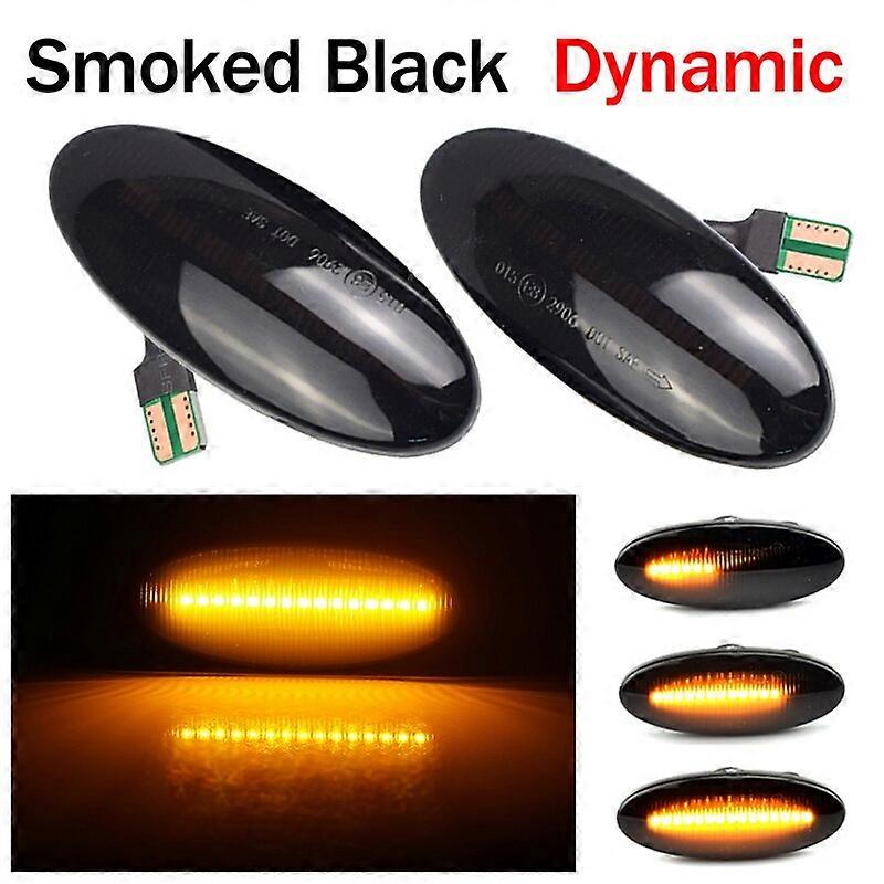 Dynamic Auto LED Side Marker Turn Signal Light Clear For Nissan Qashqai J10 X-trail T31 Cube Juke Leaf Micra Micra K13 Note E11 Motor Vehicle Lighting