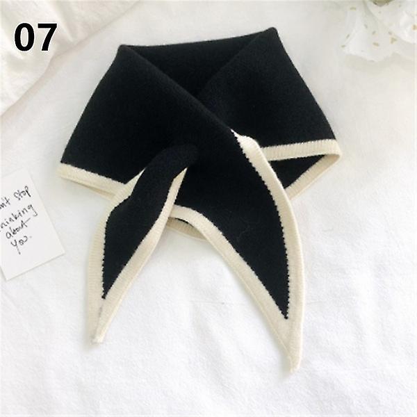 mote høst og vinter ull strikket skjerf kvinner vinter mini skjerf